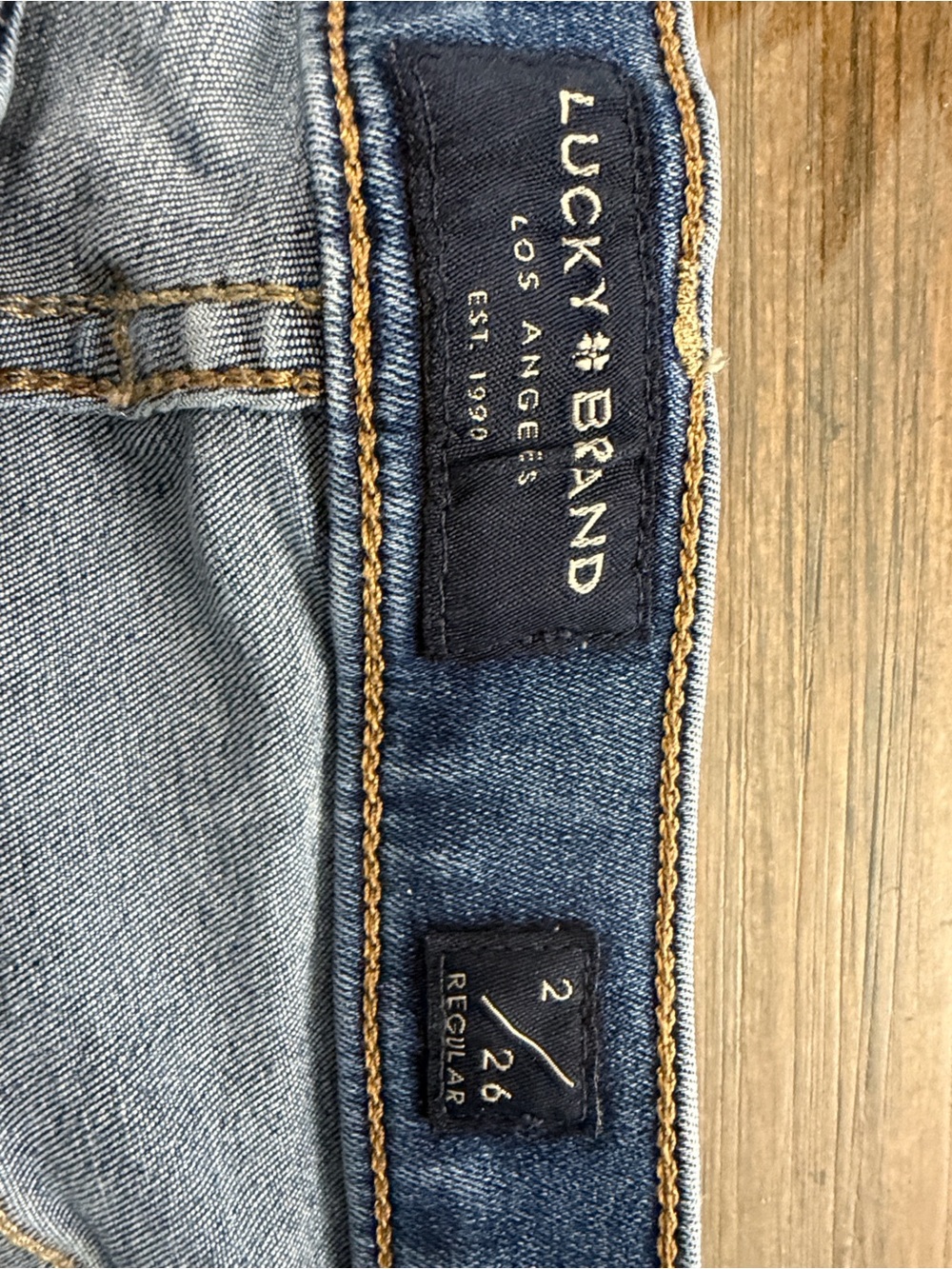 Lucky Brand Women's Blue Mid rise skinny Ava